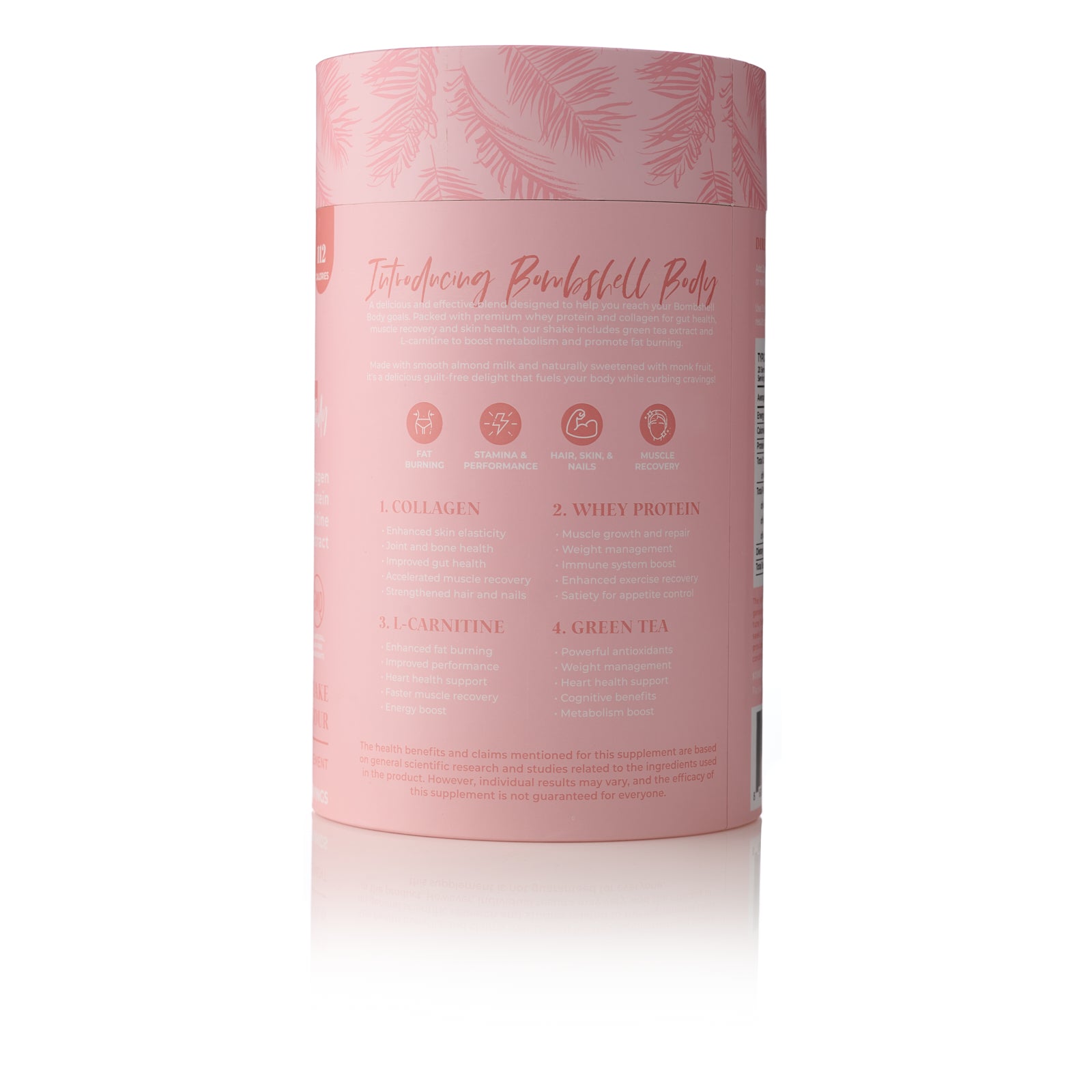 Bombshell Body - Collagen Slimming Shake - 600g - Strawberry Shake