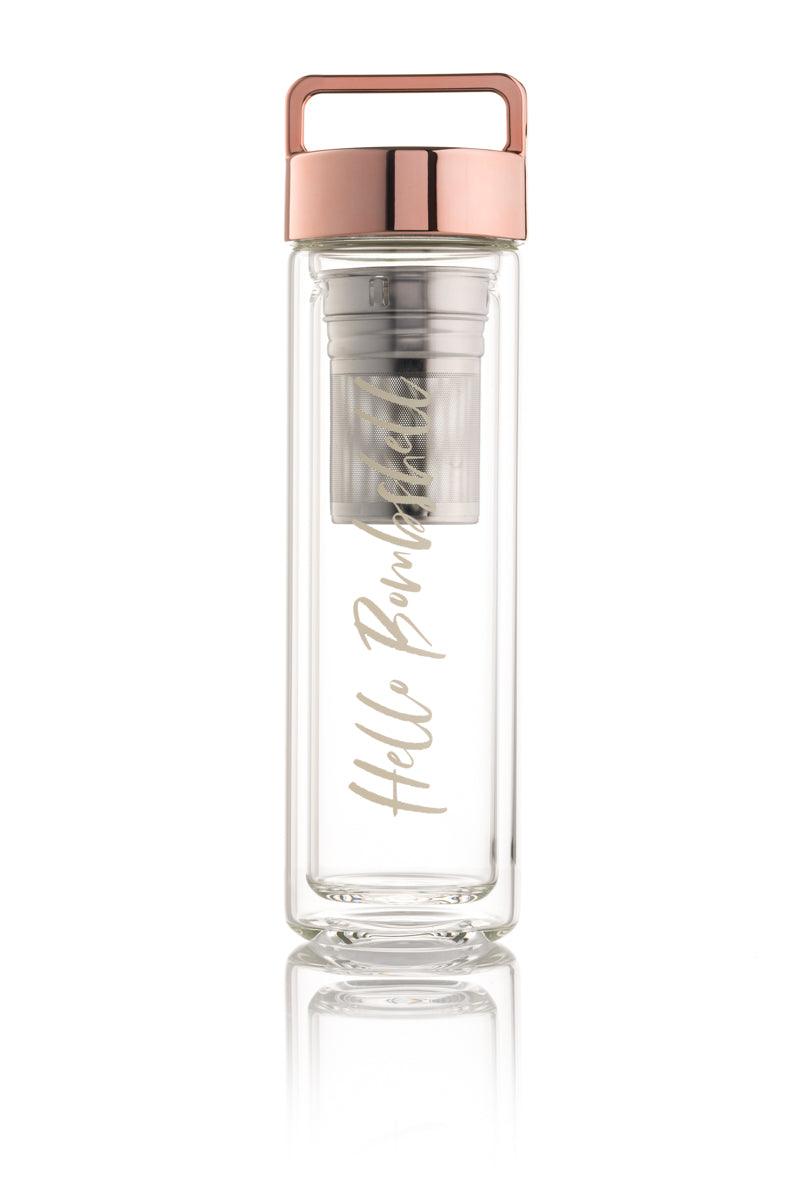 Bombshell Beauty Bottle - 450ml Glass Infuser Bottle - Bombshell Collagen SA